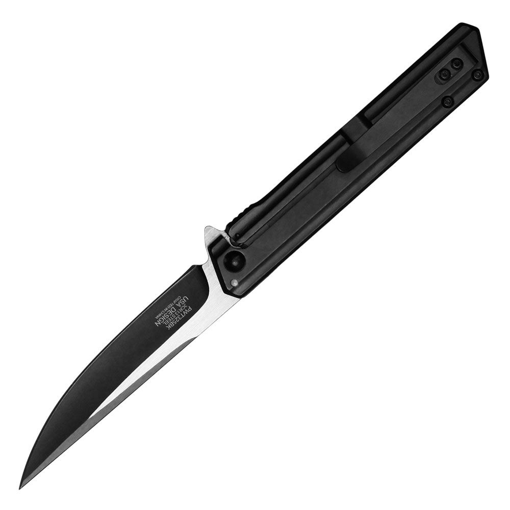 8.5" Assisted Open Pocket Knife Black view 3